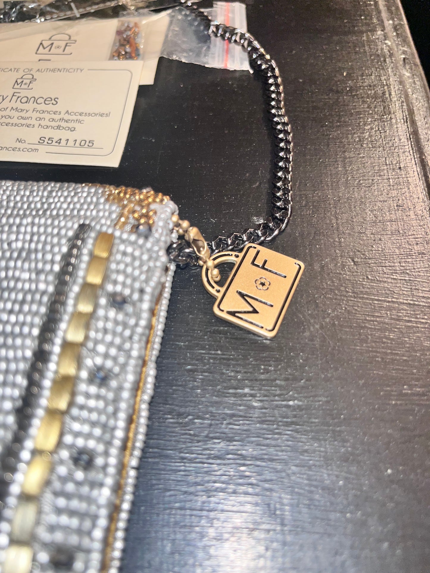 Mary Frances Owl Beaded Crossbody Bag - Retired - Hand Beaded - W/ COA & Extras