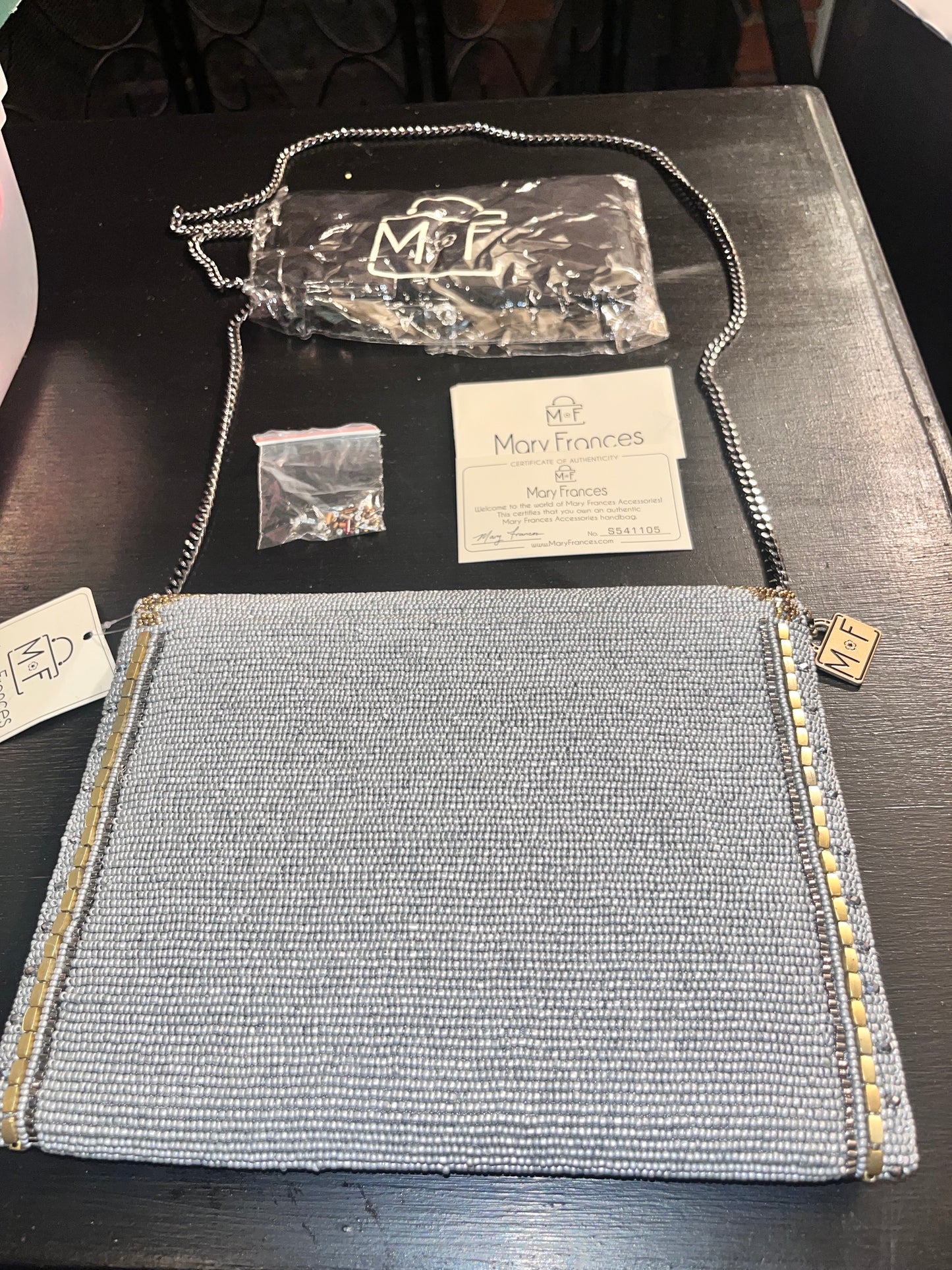 Mary Frances Owl Beaded Crossbody Bag - Retired - Hand Beaded - W/ COA & Extras