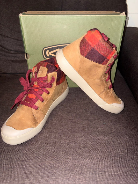 Keen Women’s Elena Mid Boots Size: 10 (Thrush/Plaid)