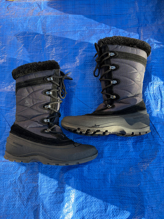 Kamik Snow Valley Winter Boots Women’s 9 Waterproof Insulated Heat-MX Fur Lined