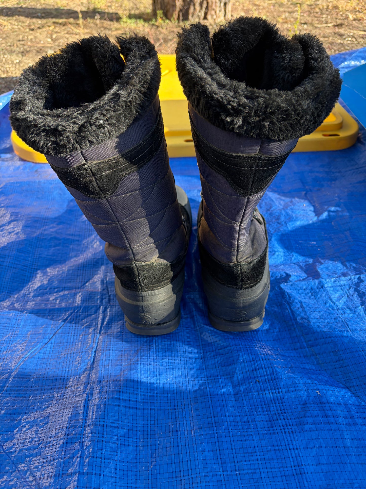 Kamik Snow Valley Winter Boots Women’s 9 Waterproof Insulated Heat-MX Fur Lined