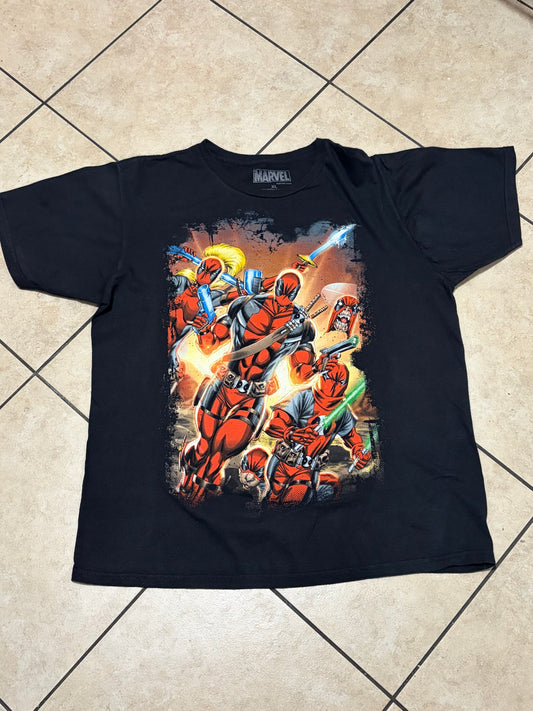 Marvel Deadpool Men’s Graphic T-Shirt Size: XL