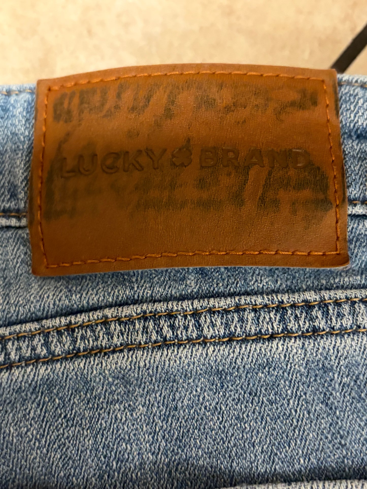 Lucky Brand Womens Skinny Jeans Size 6x28 Medium Wash Stretch Denim Mid Rise