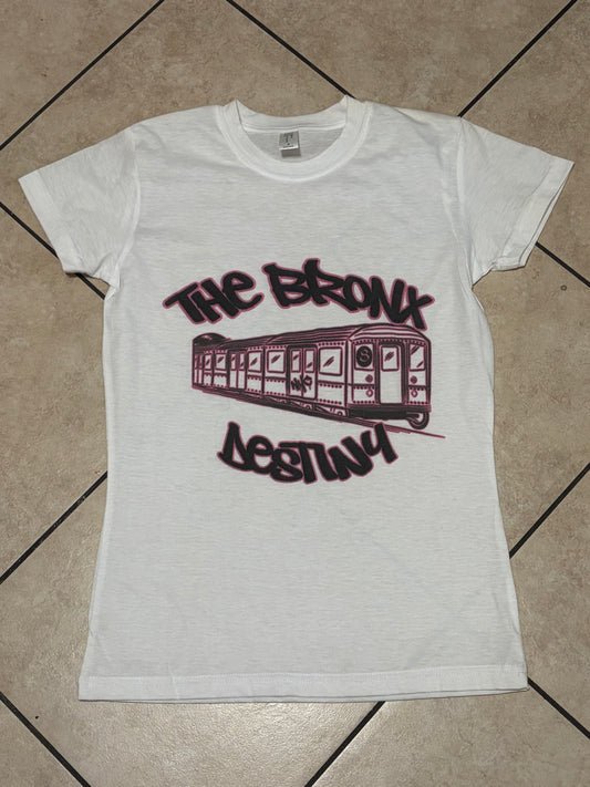 The Bronx Subway Graphic T-Shirt Hip Hop NYC Street Art Tee Women’s Small