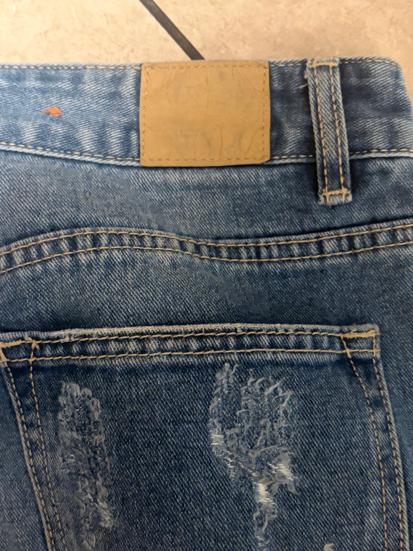 O2 Denim Collection Hand Embroidered Floral Jeans Womens 10