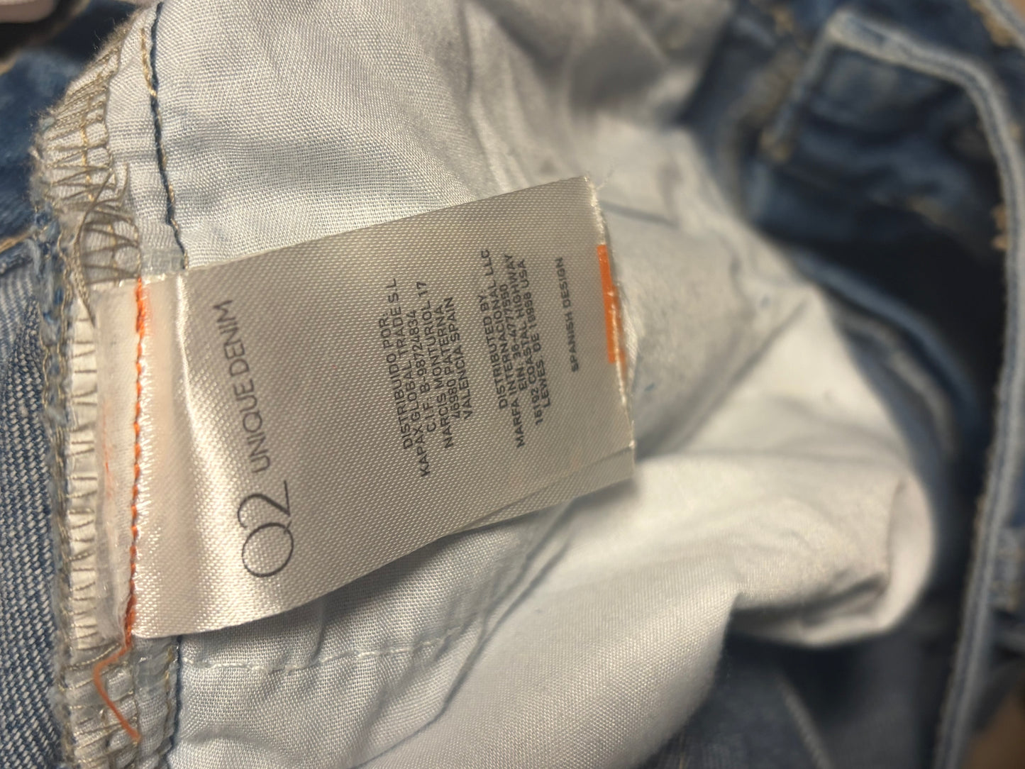 O2 Denim Collection Hand Embroidered Floral Jeans Womens 10