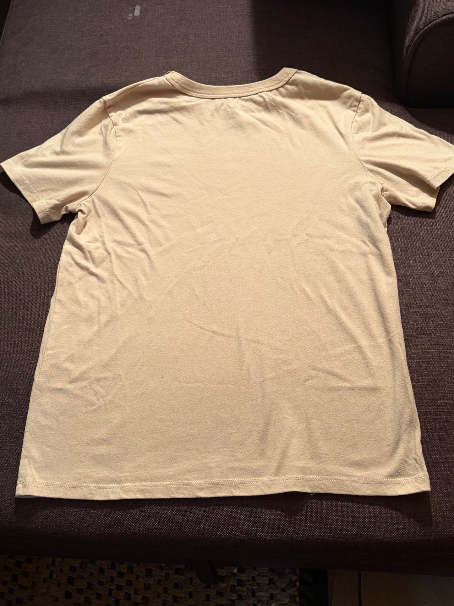 Disney Tinker Bell Fairy T-Shirt Women’s XS Beige Peter Pan Fairycore Disneycore