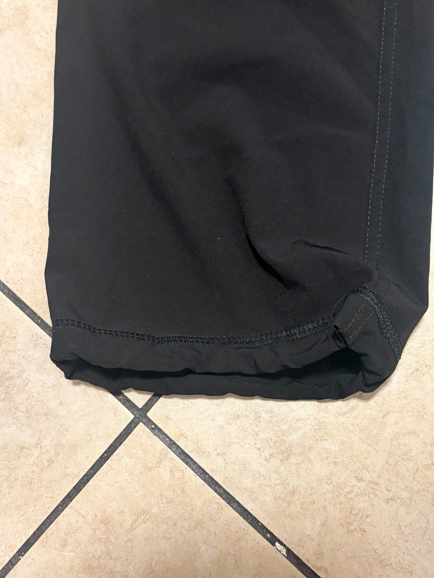 Kyodan Jogger Pants Women’s Petite Small Black Drawstring Stretch Athleisure