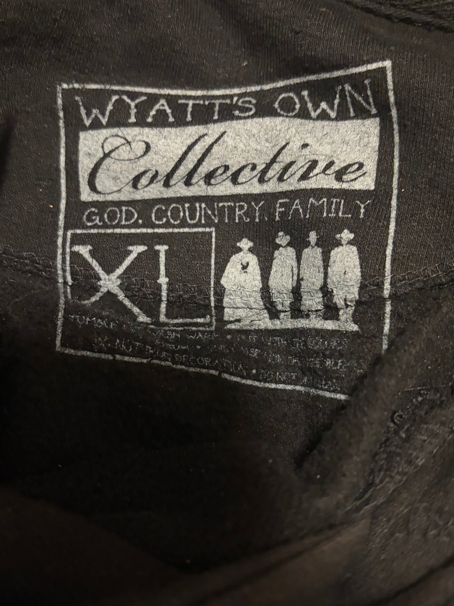 LA County vs Everybody Hoodie XL Black Streetwear Graphic Pullover Sweatshirt