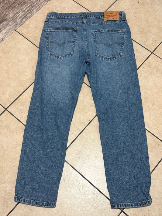 Levi’s 502 Regular Taper Jeans Men’s 33x30 Blue Denim Straight Tapered Fit