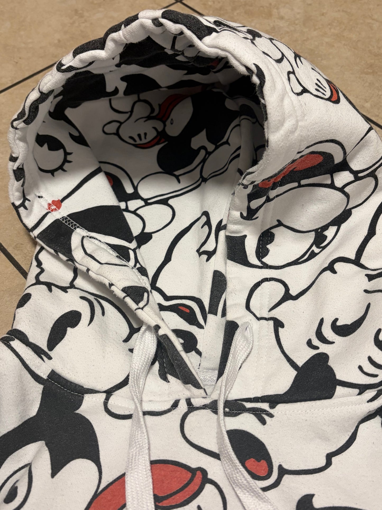 Betty Boop Fleischer Studios Hoodie Large Y2K Cartoon Graphic Streetwear