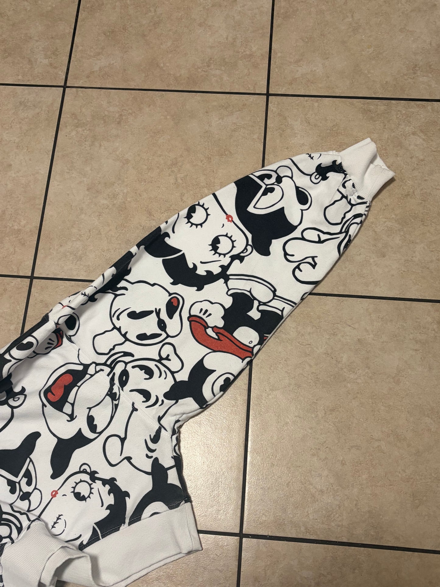 Betty Boop Fleischer Studios Hoodie Large Y2K Cartoon Graphic Streetwear