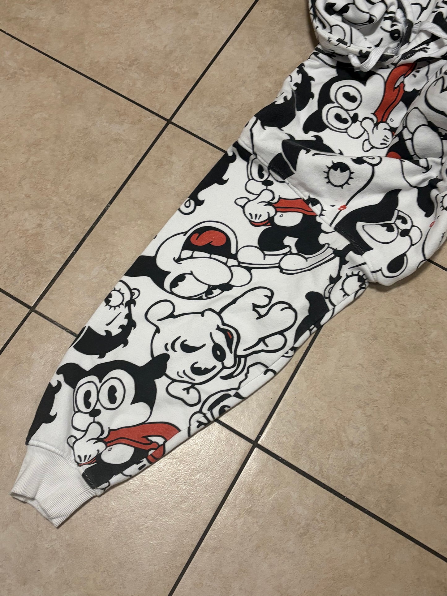 Betty Boop Fleischer Studios Hoodie Large Y2K Cartoon Graphic Streetwear