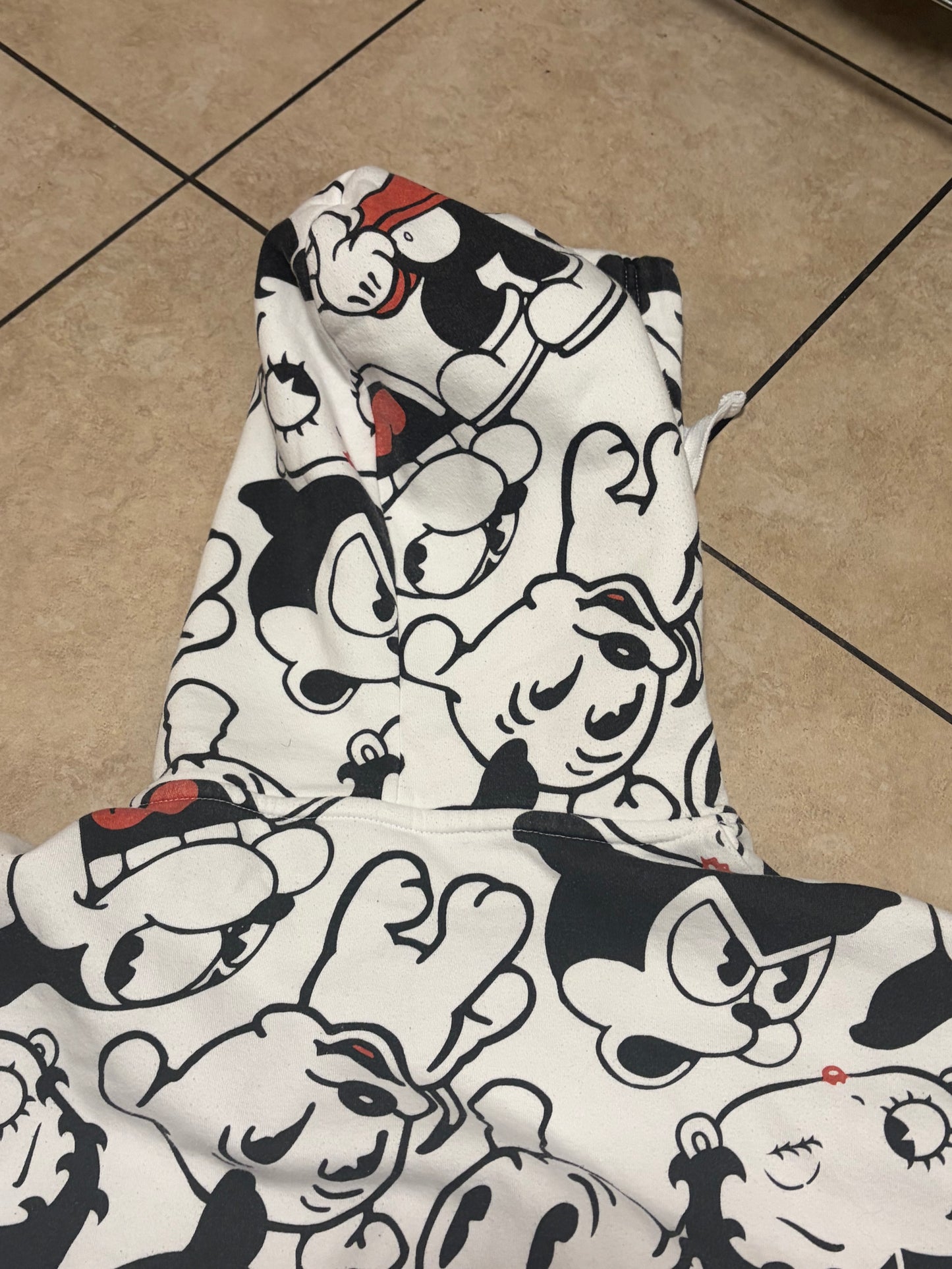 Betty Boop Fleischer Studios Hoodie Large Y2K Cartoon Graphic Streetwear