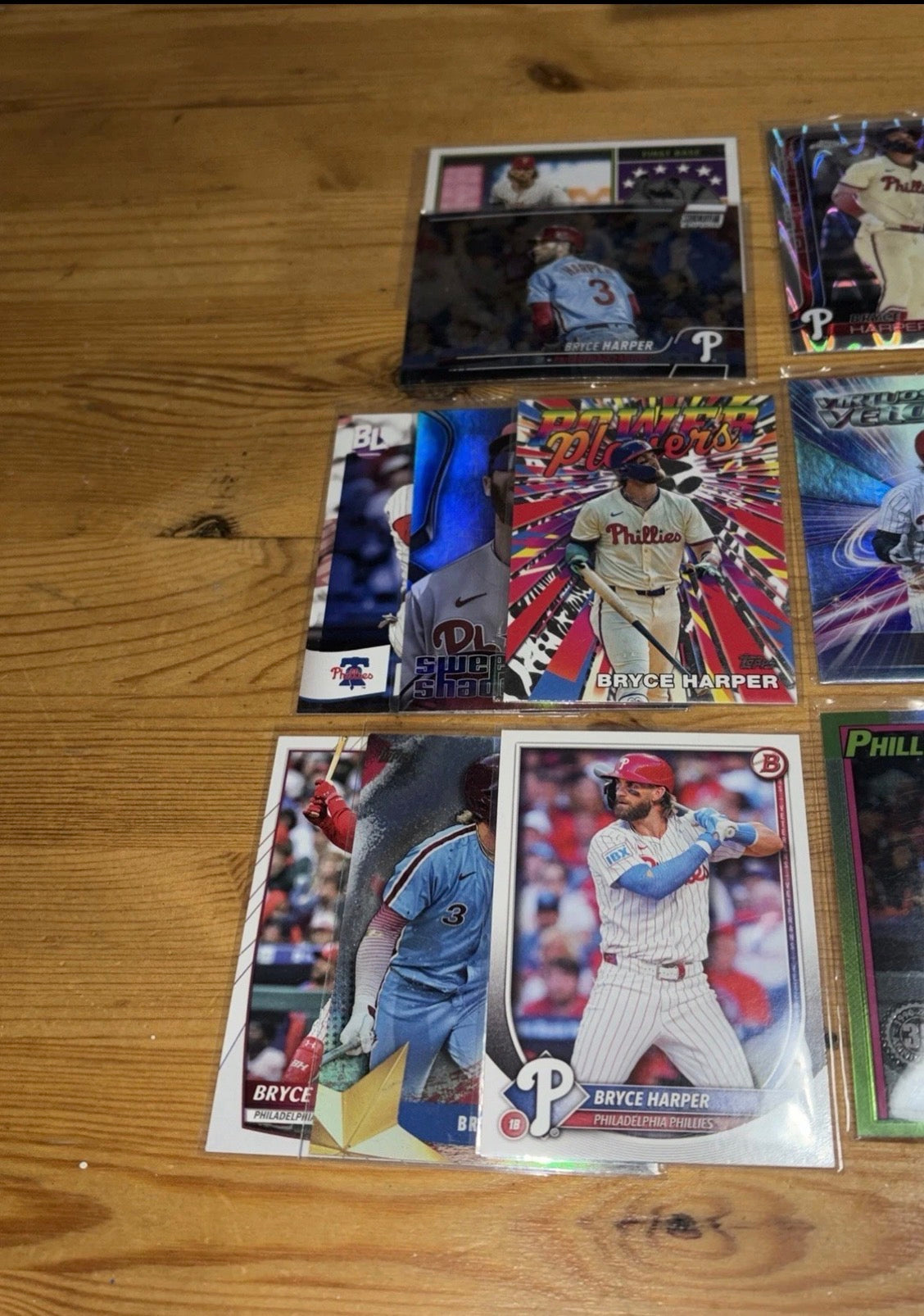Bryce Harper Card Lot (38 Cards)