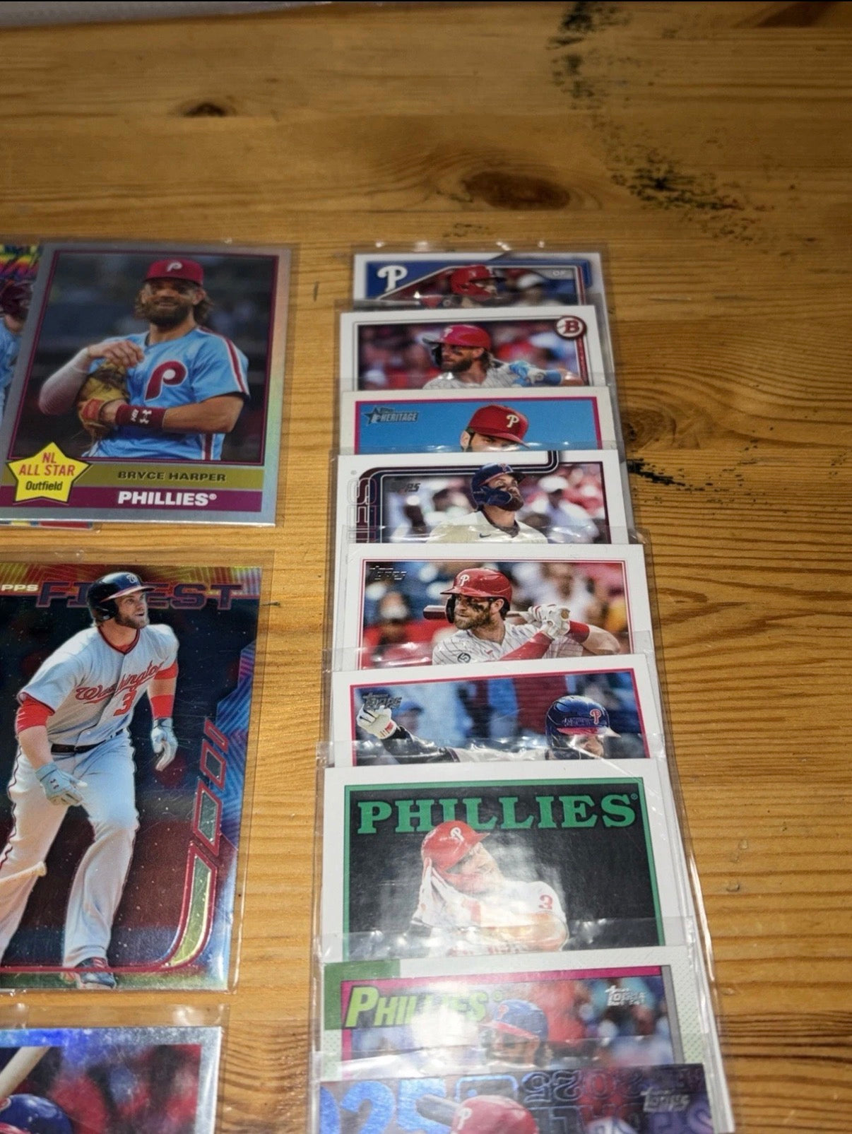 Bryce Harper Card Lot (38 Cards)